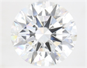 Lab Grown Diamond 6.77 Carats, Round with Ideal Cut, G Color, VS2 Clarity and Certified by IGI