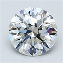 Diamante Natural 3.02 quilates, Redondo , Color F, claridad VVS1 y certificado GIA
