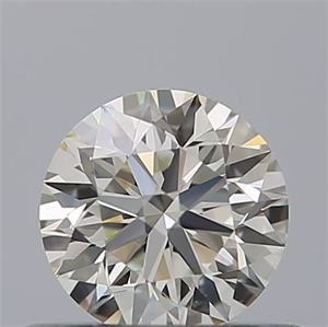 Foto Diamante Natural 0.44 quilates, Redondo , Color H, claridad IF y certificado IGI de