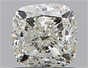 Natural Diamond 1.01 Carats, Cushion with  Cut, L Color, SI1 Clarity and Certified by GIA