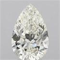 Natural Diamond 2.81 Carats, Pear with  Cut, I Color, VVS2 Clarity and Certified by IGI
