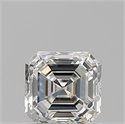 Diamante Natural 0.90 quilates, Asscher , Color I, claridad VVS2 y certificado GIA