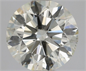 Natural Diamond 1.30 Carats, Round with Excellent Cut, L Color, SI1 Clarity and Certified by GIA
