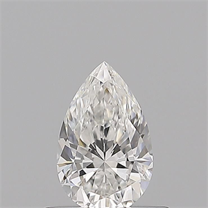 Foto Diamante Natural 0.51 quilates, De pera , Color E, claridad VVS1 y certificado GIA de
