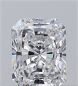 Natural Diamond 0.30 Carats, Radiant with  Cut, D Color, VS2 Clarity and Certified by GIA