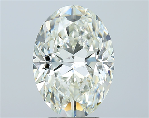 Foto Diamante Natural 4.01 quilates, Ovalado , Color K, claridad SI2 y certificado GIA de