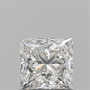 Picture of Natural Diamond 1.01 Carats, Princess with  Cut, G Color, VS1 Clarity and Certified by GIA