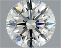 Natural Diamond 0.75 Carats, Round with Excellent Cut, K Color, IF Clarity and Certified by GIA