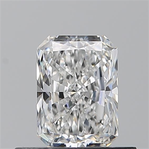 Picture of Natural Diamond 0.51 Carats, Radiant with  Cut, F Color, IF Clarity and Certified by GIA