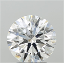 Lab Grown Diamond 3.01 Carats, Round with Ideal Cut, F Color, VS1 Clarity and Certified by IGI