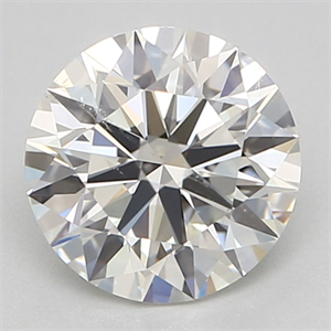 Picture of Natural Diamond 0.70 Carats, Round with Excellent Cut, I Color, SI1 Clarity and Certified by GIA