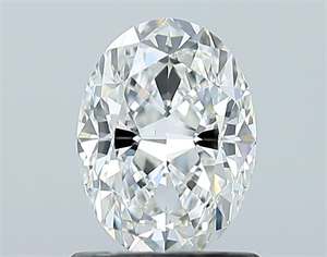 Foto Diamante Natural 1.01 quilates, Ovalado , Color G, claridad VS1 y certificado GIA de