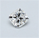 Natural Diamond 0.51 Carats, Cushion with  Cut, G Color, VS2 Clarity and Certified by GIA