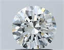 Diamante Natural 1.06 quilates, Redondo , Color I, claridad VS2 y certificado GIA