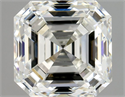 Natural Diamond 2.50 Carats, Asscher with  Cut, I Color, VS1 Clarity and Certified by GIA