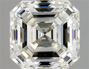 Picture of Natural Diamond 2.50 Carats, Asscher with  Cut, I Color, VS1 Clarity and Certified by GIA