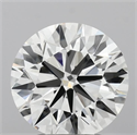 Del inventario de diamantes de laboratorio, 2.50 quilates, Redondo , Color F, claridad VVS2 y certificado IGI