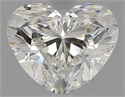 Natural Diamond 2.01 Carats, Heart with  Cut, H Color, VS1 Clarity and Certified by GIA