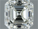 Natural Diamond 1.52 Carats, Asscher with  Cut, I Color, VVS2 Clarity and Certified by IGI