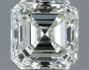 Picture of Natural Diamond 1.52 Carats, Asscher with  Cut, I Color, VVS2 Clarity and Certified by IGI