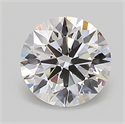 Lab Grown Diamond 1.02 Carats, Round with Ideal Cut, D Color, VS1 Clarity and Certified by IGI