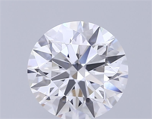 Picture of Lab Grown Diamond 3.08 Carats, Round with Excellent Cut, E Color, VS2 Clarity and Certified by GIA