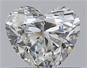 Natural Diamond 0.40 Carats, Heart with  Cut, H Color, VS1 Clarity and Certified by GIA