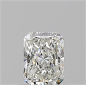 Natural Diamond 0.50 Carats, Radiant with  Cut, I Color, VS2 Clarity and Certified by GIA