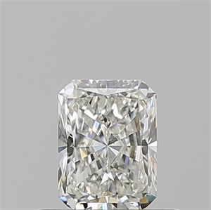 Picture of Natural Diamond 0.50 Carats, Radiant with  Cut, I Color, VS2 Clarity and Certified by GIA