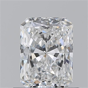 Picture of Natural Diamond 0.74 Carats, Radiant with  Cut, F Color, VS2 Clarity and Certified by GIA