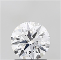 Lab Grown Diamond 1.05 Carats, Round with Ideal Cut, D Color, VS1 Clarity and Certified by IGI