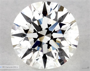 Foto Diamante Natural 0.54 quilates, Redondo , Color G, claridad VVS2 y certificado GIA de