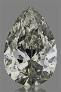 Picture of Natural Diamond 1.00 Carats, Pear with  Cut, I Color, I1 Clarity and Certified by GIA