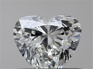Picture of Natural Diamond 0.45 Carats, Heart with  Cut, I Color, VVS2 Clarity and Certified by GIA