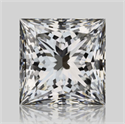 Diamante Natural 1.01 quilates, Princesa , Color H, claridad VVS2 y certificado GIA