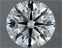 Natural Diamond 0.80 Carats, Round with Excellent Cut, J Color, VS1 Clarity and Certified by IGI