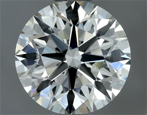 Picture of Natural Diamond 0.80 Carats, Round with Excellent Cut, J Color, VS1 Clarity and Certified by IGI