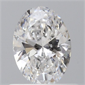 Diamante Natural 0.50 quilates, Ovalado , Color E, claridad VS1 y certificado GIA