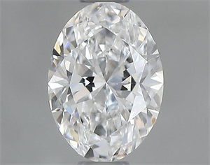 Picture of Natural Diamond 0.50 Carats, Oval with  Cut, E Color, VS2 Clarity and Certified by GIA