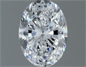 Natural Diamond 0.60 Carats, Oval with  Cut, D Color, VS1 Clarity and Certified by GIA