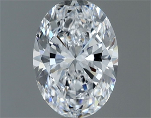 Picture of Natural Diamond 0.60 Carats, Oval with  Cut, D Color, VS1 Clarity and Certified by GIA