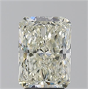 Natural Diamond 3.03 Carats, Radiant with  Cut, L Color, SI1 Clarity and Certified by GIA