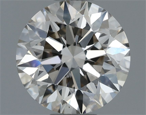 Picture of Natural Diamond 0.80 Carats, Round with Excellent Cut, L Color, VS1 Clarity and Certified by GIA