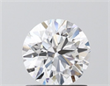 Lab Grown Diamond 1.05 Carats, Round with Ideal Cut, D Color, VVS1 Clarity and Certified by IGI