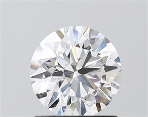 Picture of Lab Grown Diamond 1.05 Carats, Round with Ideal Cut, D Color, VVS1 Clarity and Certified by IGI
