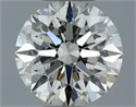 Natural Diamond 0.54 Carats, Round with Excellent Cut, K Color, VS1 Clarity and Certified by GIA