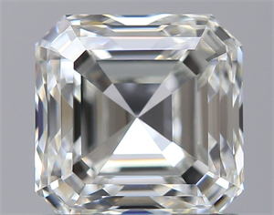 Foto Diamante Natural 1.05 quilates, Asscher , Color I, claridad VS1 y certificado GIA de