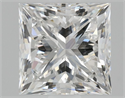 Diamante Natural 1.01 quilates, Princesa , Color E, claridad VVS2 y certificado GIA