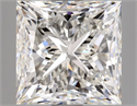 Natural Diamond 1.90 Carats, Princess with  Cut, G Color, VVS2 Clarity and Certified by GIA