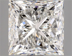 Picture of Natural Diamond 1.90 Carats, Princess with  Cut, G Color, VVS2 Clarity and Certified by GIA